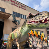 Modèle de dinosaure électrique réaliste animatronique pour parc d'attractions