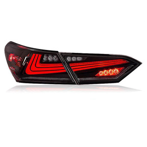 ไฟท้าย LED 12V แบบดัดแปลง พร้อมไฟเลี้ยว ไฟเบรก ไฟถอย ไฟหยุด และไฟเลี้ยวตามทิศทางการขับ สำหรับรถยนต์โตโยต้า แคมรี่ ปี 2018-2022 - Product Image 3