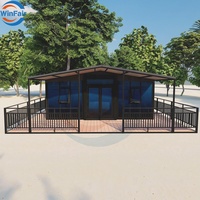 WinFair Oem Bas Prix Préfabriqué Une Chambre 20Ft Living Expandale Container Maisons Maisons Préfabriquées Pliable Maison Avec Porche