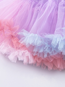Costumes de danse professionnels pour filles de 1 à 8 ans, robes tutu en tulle à volants pour spectacle de danse, fabricant de vêtements de danse. - Product Image 5