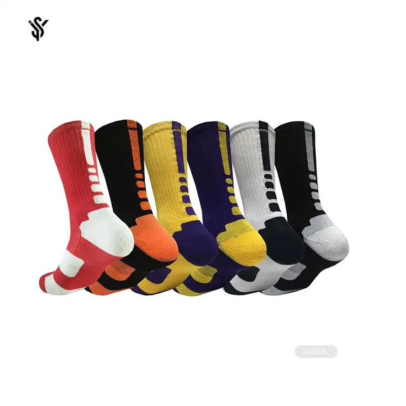 YS-A0016 calzini sportivi in cotone a buon mercato stocklot