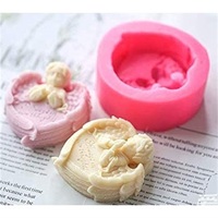 Moule en silicone pour le corps, vente chaude, pour la fabrication de bougies d'aromathérapie, décoration de pots de fleurs, moule pour la décoration de gâteaux, outil de décoration de bougies
