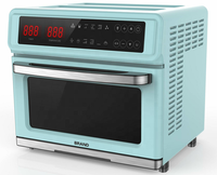 Four à air chaud en acier inoxydable, four grille-pain, cuire, griller, mijoter et plus encore, déshydrateur alimentaire, broche à rôtir, friteuse à air vapeur