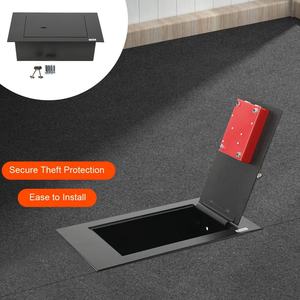 Caja Fuerte de Acero para <span class=keywords><strong>Piso</strong></span> con Bandeja Extraíble, Compartimento Oculto Antirrobo para Guardar Objetos de Valor en Casa, Oficina u Hotel - Product Image 5