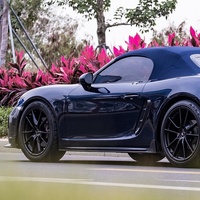 Jupes latérales en fibre de carbone sèche préimprégnée pour Porsche 718 982 Boxster et Cayman 2016 à 2024