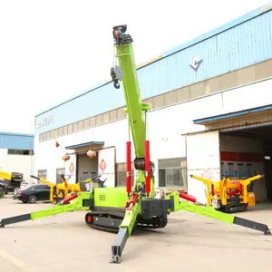 Construcción Spider Crane Crawler 3 Ton 5 Tons 8 Tons Mini Spider Crane con Elevación plegable