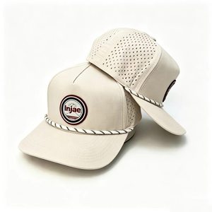 Casquette de baseball perforée découpée au laser pour le golf, avec logo en caoutchouc personnalisé, séchage rapide, pour le sport - Product Image 4