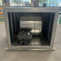 Ventilateur centrifuge double fonction en acier au carbone OEM à économie d'énergie et à fonctionnement stable pour systèmes CVC de bâtiments commerciaux