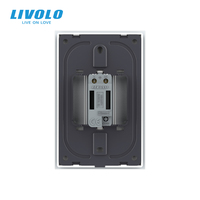 Interrupteur intelligent LIVOLO 1 Gang 100-240V 10A certifié Matter, compatible Tuya Smart, Apple, Alexa et Google Home