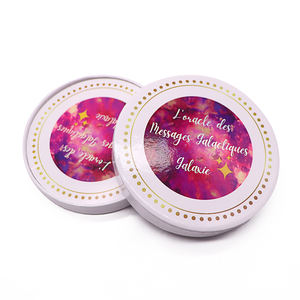 Cartes d'affirmation spirituelle de santé mentale imprimées personnalisées, cartes de Tarot rondes de déesse <span class=keywords><strong>Oracle</strong></span> Deck avec sens sur la carte - Product Image 5