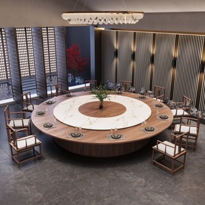 <span class=keywords><strong>Table</strong></span> de banquet électrique ronde de <span class=keywords><strong>grande</strong></span> taille pour hôtel, avec plateau tournant, haut de gamme, pour 10 à <span class=keywords><strong>20</strong></span> <span class=keywords><strong>personnes</strong></span>, idéale pour les hôtels et les restaurants de type hot pot. - Product Image 2