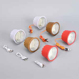 YIHAN Outdoor Camping Solar <b>LED</b> Emergency Light IP65 Rating 3000mAh Li-ion <b>Battery</b> Dual Heads 3 Hours Time Ra80 6000K Daylight - Product Image 5