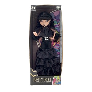 Vente en gros de poupée mercredi de la <span class=keywords><strong>famille</strong></span> Addams en robe noire gothique poupée Addams mercredi uniforme scolaire Adams - Product Image 4