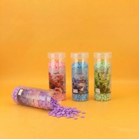 Private Label 100g Ecologische Wegwerp Geurkorrels 7 Kleuren Gemengd Kledinggeurversterker OEM Korrels Gemengd Fruit Fris
