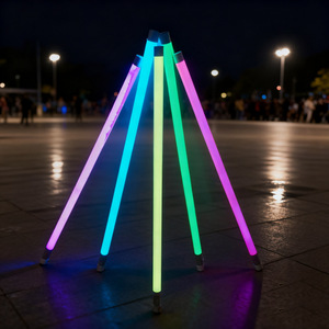 Tubo de Luz RGB Recargable por USB con Cientos de Modos y Control Remoto IR - Product Image 4