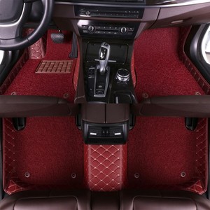 Alfombrillas de Coche de 2 Capas, Coloridas, Antideslizantes, para Jeep/Tesla/Toyota/<span class=keywords><strong>BMW</strong></span>/Mercedes/Nissan/Audi Q5/Highlander - Product Image 1