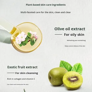 Jabón en Barra con Aroma a <span class=keywords><strong>Kiwi</strong></span> y Sabor a Frutas, Jabón Humectante para Manos y Limpieza Facial para Baño y Ducha - Product Image 4