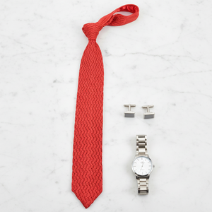 Cravate en <span class=keywords><strong>soie</strong></span> tricotée <span class=keywords><strong>Grenadine</strong></span>, unie, noire, violette, rouge, élégante, pour homme - Product Image 4