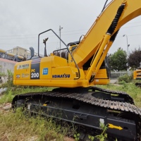 Excavator Bekas PC200 20 Ton dengan Mesin Motor, Gearbox, Pompa & PLC