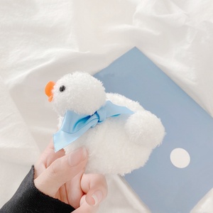 Estuche para Auriculares con Diseño de Pato Blanco de Peluche, Creativo y Adorable, Compatible con Pro3, Inalámbrico, Resistente a Caídas, Carcasa Suave, Gran Venta - Product Image 2