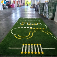 Gazon artificiel de haute densité 15 mm de qualité supérieure pour le golf, le hockey et le tapis de putting green