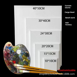 Tela Esticada 12x16 para Pintar, Branca, Conjunto de Telas Lisas para Pintura, Materiais de Arte para Pintura Artística - Product Image 3