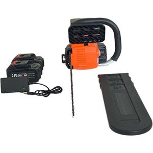 Mini motosierra de 16 pulgadas inalámbrica a batería para cortar madera en el hogar y uso en proyectos de bricolaje - Product Image 4