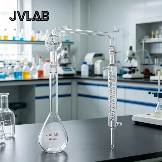Kjeldahl Laboratory Glassware Customizable OEM Distillation Apparatus Ammonia Nitrogen Distillation Unit