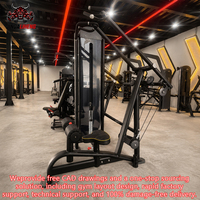 Machine à tractions verticales commerciale avec bras indépendants pour entraînement de force en salle de sport