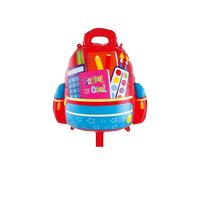 Sac à dos pour crayons, ballons bus scolaire, ballons de rentrée scolaire, sac de remise de diplôme en aluminium, ballon