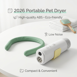 Nouveau design 2026 – Sèche-cheveux pour animaux de compagnie 110 000 tr/min, souffleur haute vitesse sans balais, silencieux 1500W, portable, accessoires pour animaux de compagnie (chien, chat) - Product Image 3
