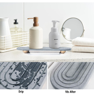 Alfombrilla de Drenaje Absorbente de Agua de Una Sola Capa Moderna para Fregadero de Cocina y Baño, Superficie para <span class=keywords><strong>Lavado</strong></span> de Manos, Material Antimoho - Product Image 3