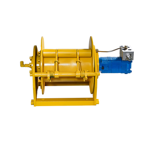 10-Ton Hydraulic <strong>Winch</strong> with Manual <strong>Drum</strong> Lock <strong>Steel</strong> Wire Rope Guide for Boat Cranes Auto for Ship Anchor Release Quick Release - Product Image 1