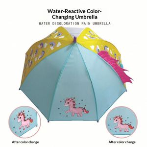 Parapluie de sécurité manuel coloré pour enfants, élèves du primaire et tout-petits, en fibre de polyester - Product Image 4