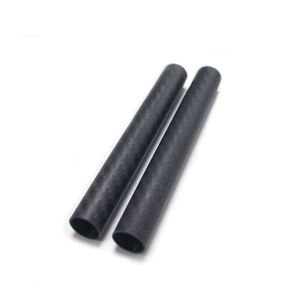 3K Matte Black Carbon <b>Felt</b> Tubes Assortment 5mm <b>Thickness</b> High Strength for Industrial Supports Drone Frame DIY Builds - Product Image 2
