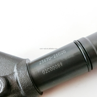 Inyector de combustible diésel nuevo original, inyector Common Rail 295900-0110 23670-26020 23670-26011