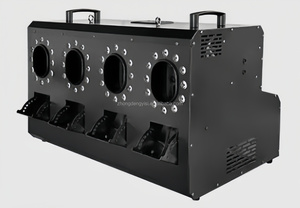 Wholesale 1500W Metal Smoke Bubbles Machine RGB LRD DMX 512 <b>Remote</b> Control Party Fog for Wedding Church Concerts - Product Image 6