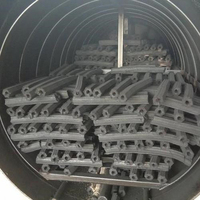 Four à cornue à charbon de bois continu horizontal pour la production de biochar et de vinaigre de bois | Four de carbonisation à haut rendement