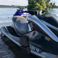 HOMFUL Lot de 2 pièces PWC résistant à la déchirure marine Garde-boue de bateau Design pliable Jet Ski Pare-chocs