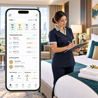 Développement d'applications de gestion hôtelière fiables pour iOS et Android avec gestion des états des chambres et des tâches d'entretien ménager LionCreate