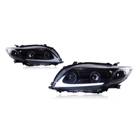 Ensemble de phares à LED pour Toyota Corolla 2007-2009, phare modifié avec DRL à LED et clignotant séquentiel