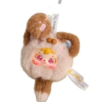 Trois petits peluches Samuel Meow Paw, boîte mystère, pendentif mignon pour sac, poupée en peluche pour filles