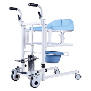 Hydraulic Lifting Transfer Trolley For Elderly Care With Adjustable Height 98-114cm Seat 48-64cm - Product Image 2