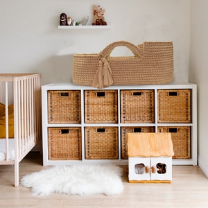 XL Crochet MOSES giỏ trẻ sơ sinh basinet bé thay đổi giỏ thiết lập với một mềm thay đổi <span class=keywords><strong>pad</strong></span> và không thấm nước Bìa - Product Image 3