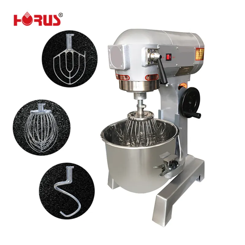 Horus 20L Misturador Industrial elétrico de aço inoxidável corpo máquina pesada automática para uso em padaria à venda