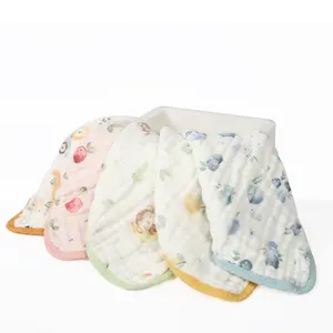 Детские муслиновые мочалки 12x12 дюймов-100% хлопчатобумажные детские Банные полотенца, мягкие детские салфетки и впитывающие салфетки для новорожденных