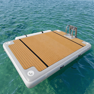 Plataforma <span class=keywords><strong>de</strong></span> muelle flotante inflable <span class=keywords><strong>para</strong></span> exteriores, muelle flotante <span class=keywords><strong>para</strong></span> deportes acuáticos <span class=keywords><strong>para</strong></span> Lago, equipo <span class=keywords><strong>de</strong></span> juego acuático, Isla Flotante inflable - Product Image 1