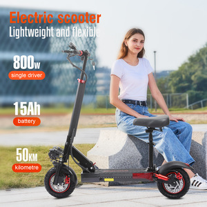 Trottinette pliable avec moteur 800W, pneus à double suspension, batterie lithium 48V 15Ah, étanche, en aluminium, 55 km/h - Product Image 3
