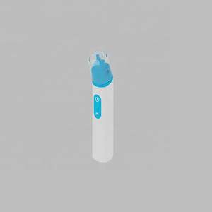 Aspirador Nasal de silicona suave y seguro para bebés, limpiador de nariz, jeringa para la oreja, diseño de bombilla giratoria redonda para niños - Product Image 1