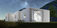 Cabaña de Lujo Apple BOX09, Alta Privacidad, Aluminio, Móvil, Habitación Individual, Cocina Sencilla, Diseño Moderno para Uso en Villas u Oficinas, 5 Años